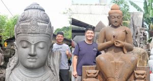 large statue in bali, bali statue, buddha garden statue, big statue in bali, giant statue bali